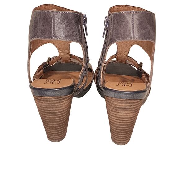 Miz Mooz Womens Melanie Sandal Heels Blue Gray, size 11 Reg. $160 - Picture 6 of 12
